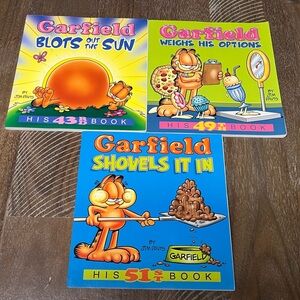 Bundle of 3 Garfield His 43rd 49th 51st Books Classic Comic Series Paperback